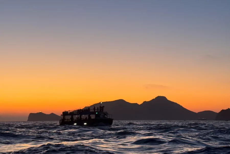 Sunset dragonera Island Mallorca Boat Tour