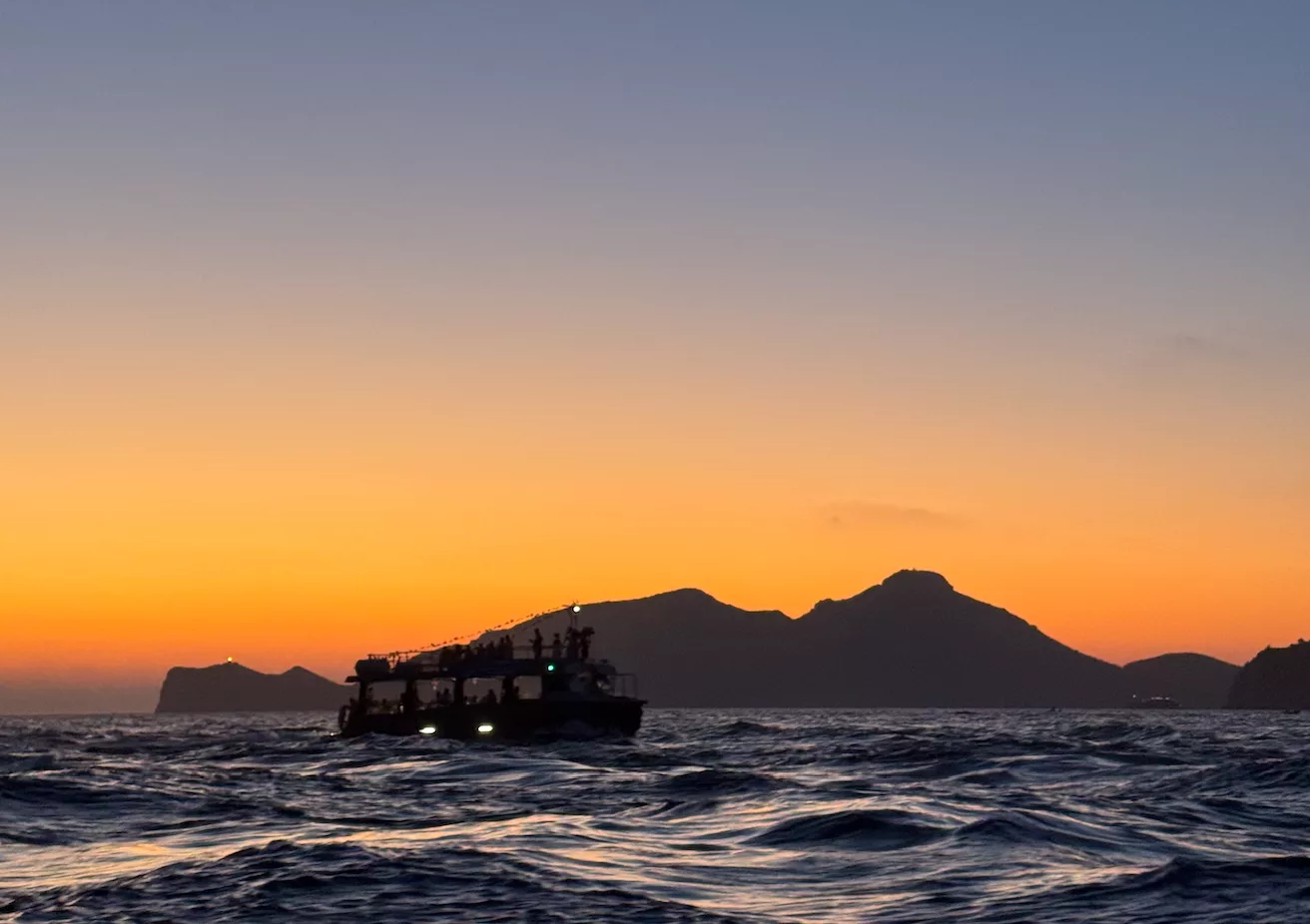 Sunset dragonera Island Mallorca Boat Tour